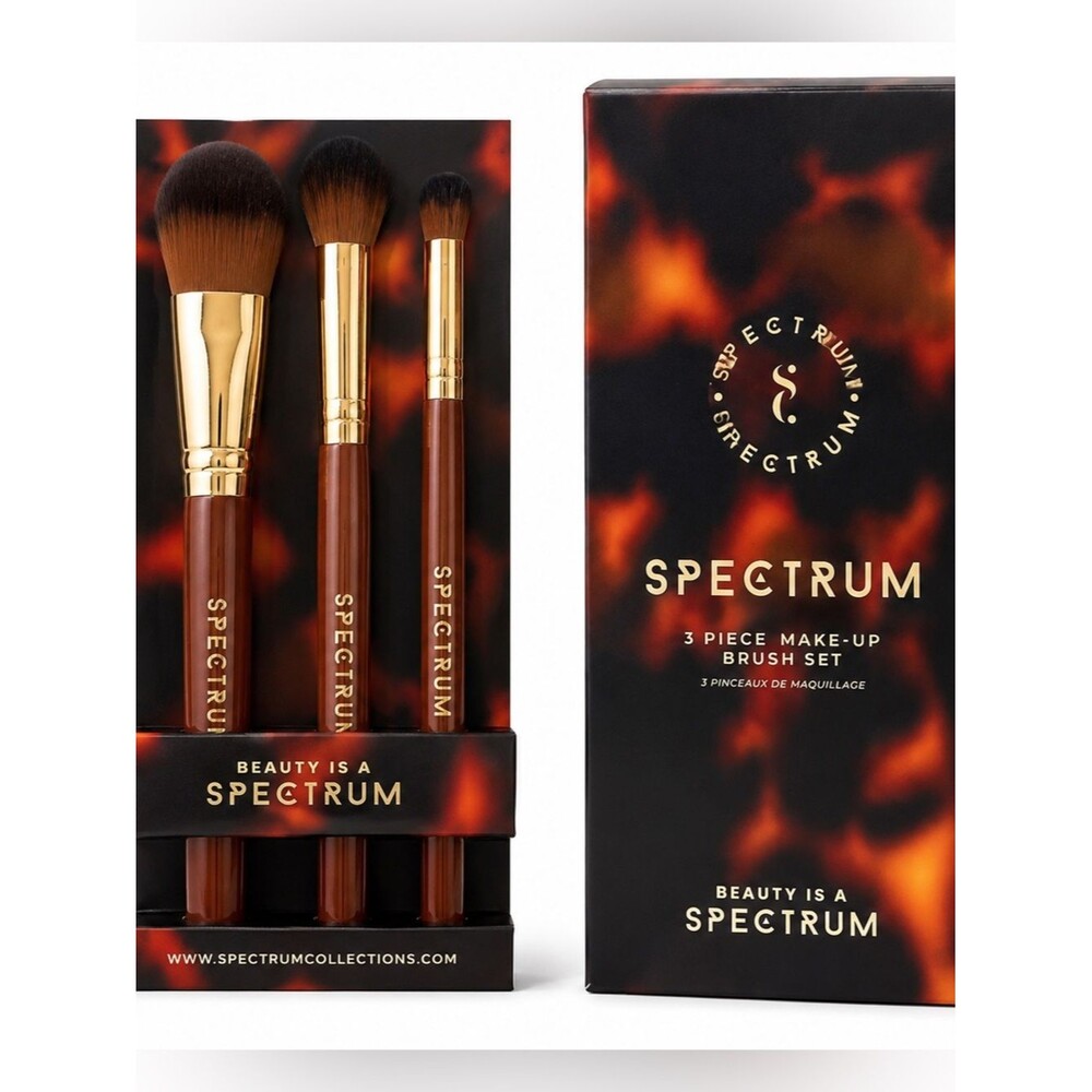 Spectrum 3 Piece Make-Up Brush Set - BNIB